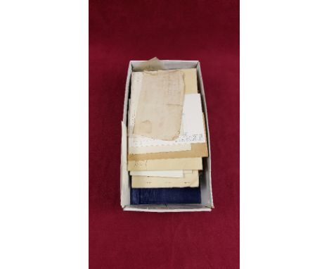 A shoe box of post-cards and First Day covers 