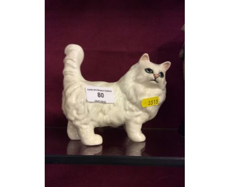 A Beswick model of a cat