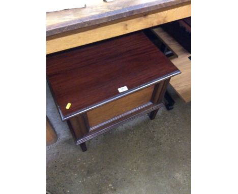 A Victorian mahogany adapted commode 