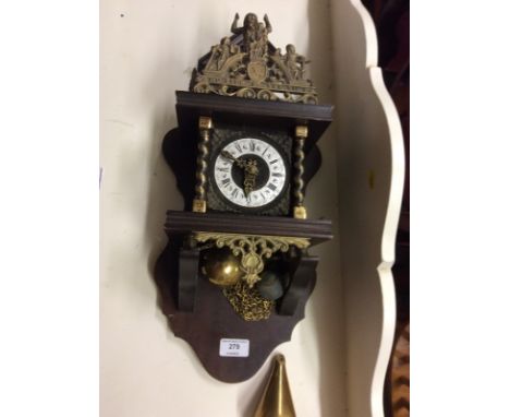 A Dutch style wall clock