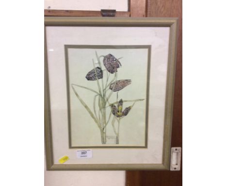 Margaret M Loxton, pencil signed limited edition print of a vineyard and a coloured print after Charles Rennie Mackintosh