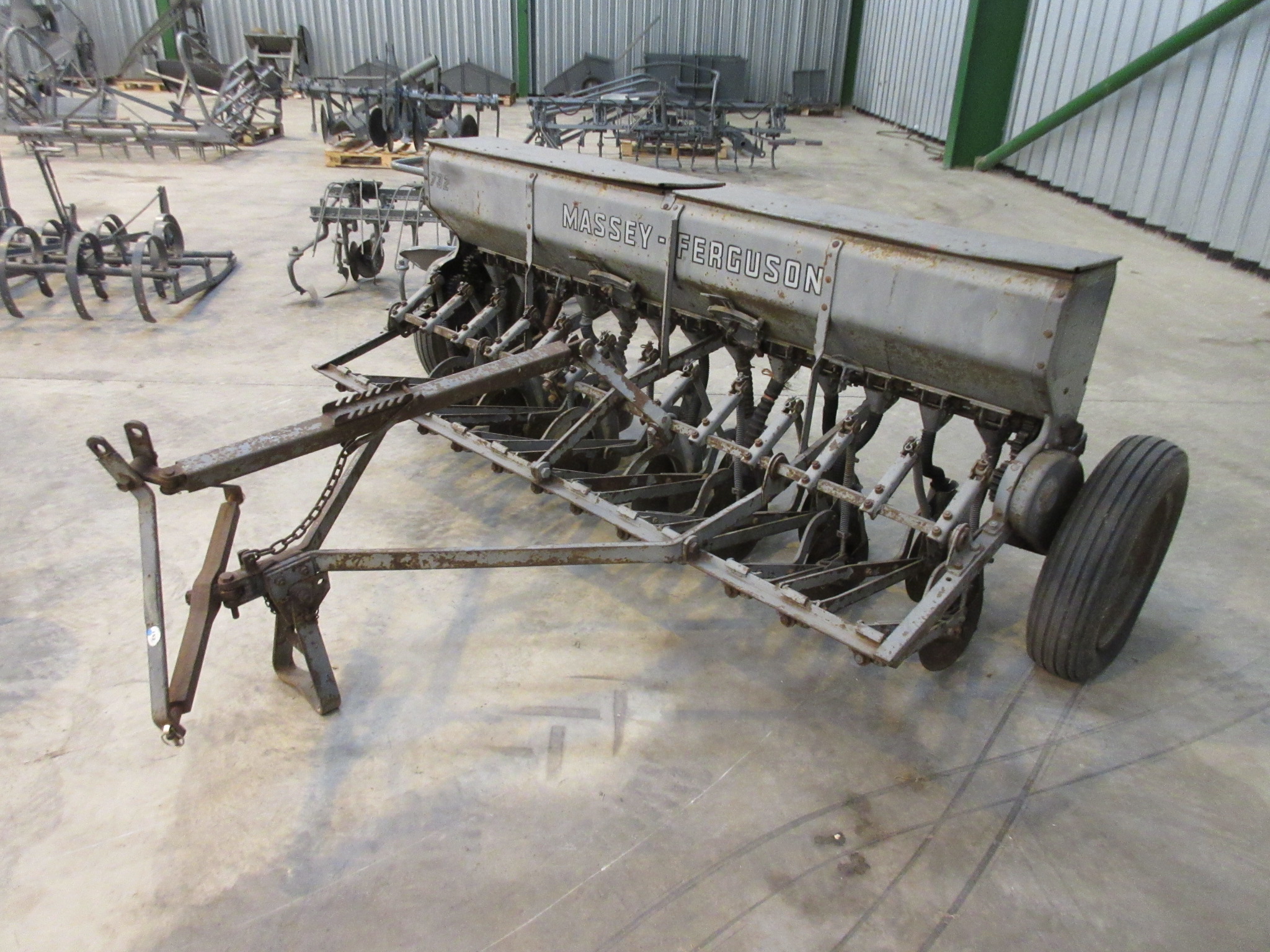 Massey Ferguson 13row Trailed Coulter Seed Drill Model 732 Sn A9651