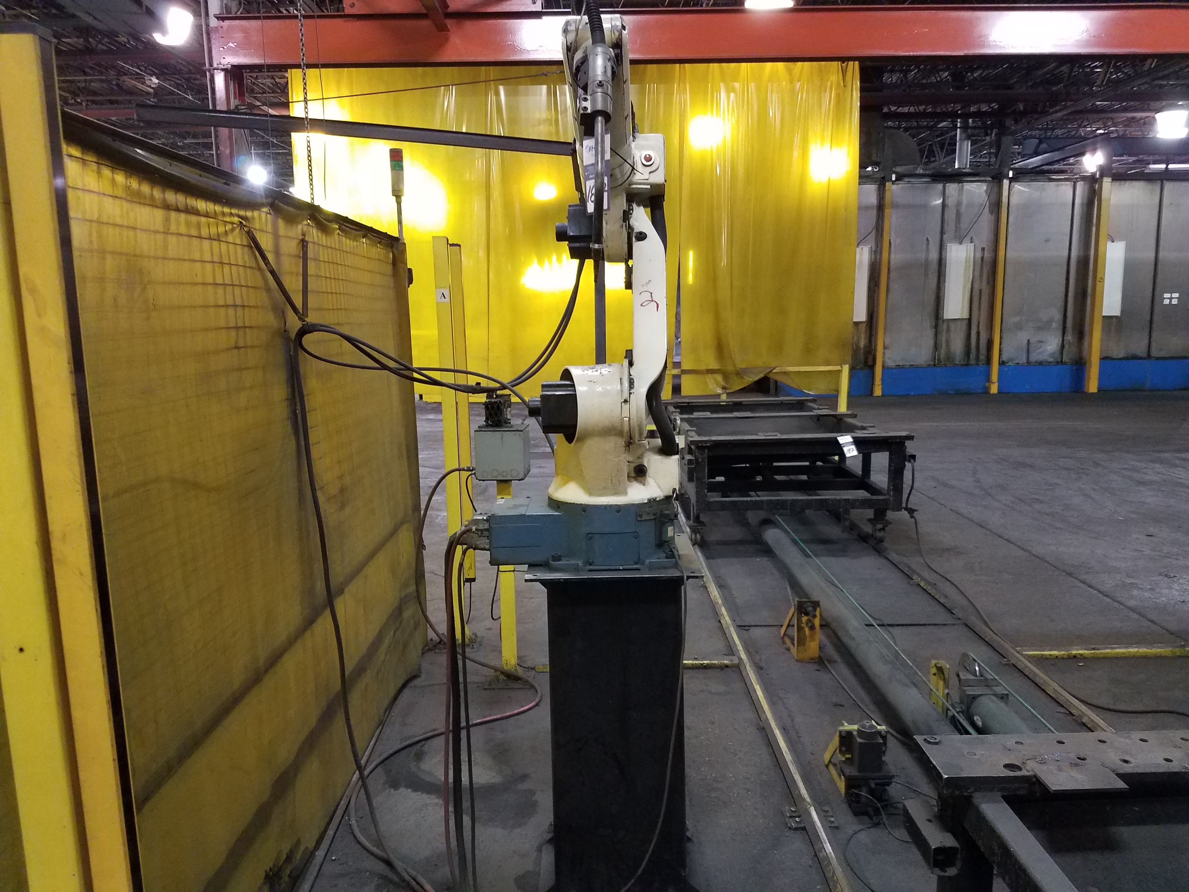 OTC Model Daihen Almega AX MV6 Single Station Robotic Welding Cell 1