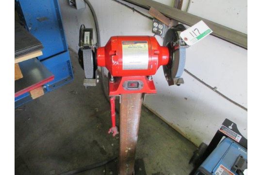 Westward 8 Inch Bench Grinder W Steel Pedestal