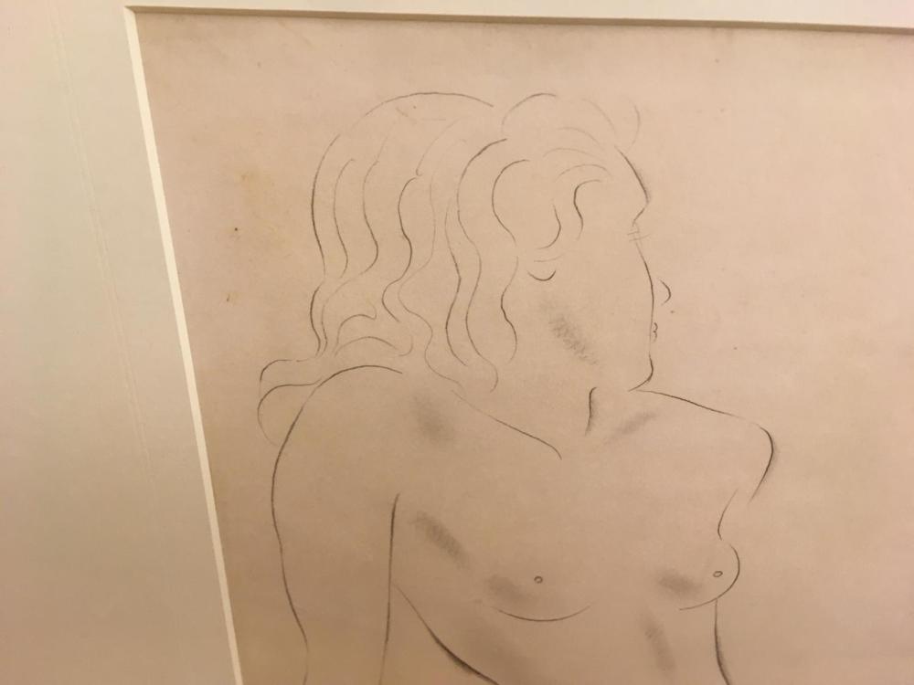 Eric Gill Ara British Seated Nude Signed With