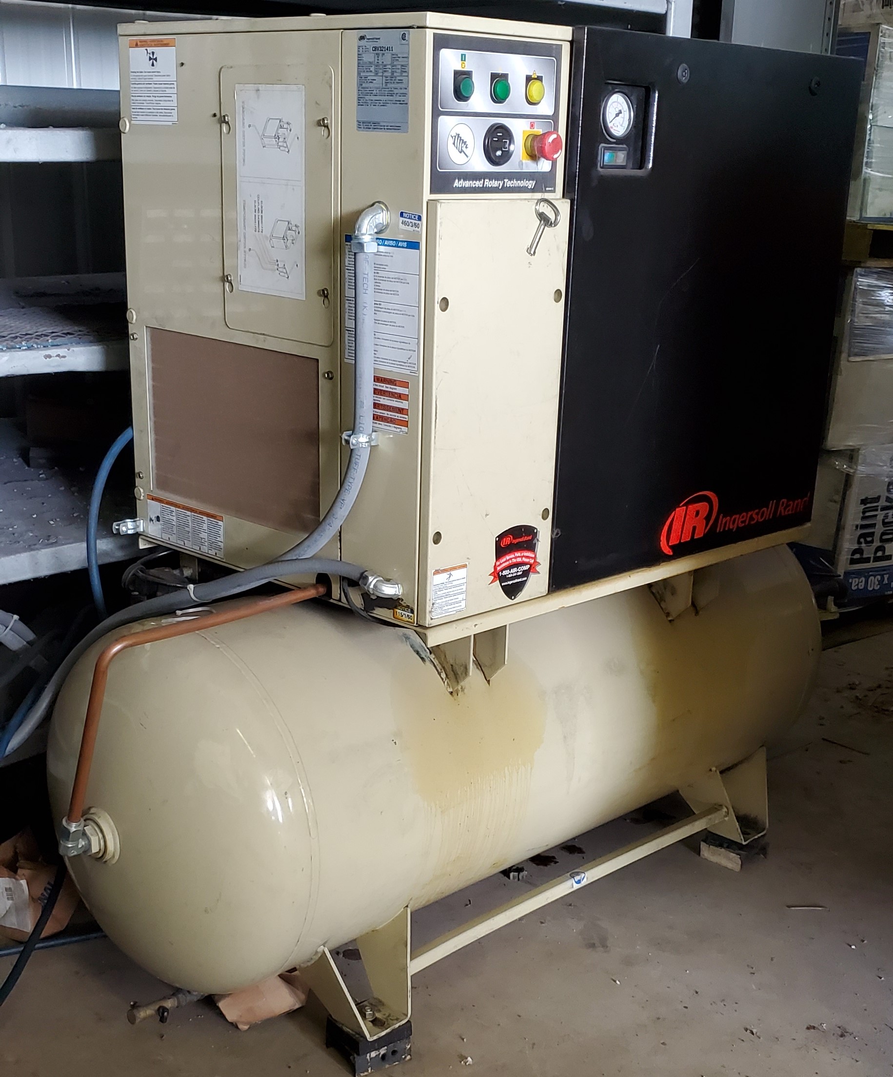 Ingersoll Rand Hp Rotary Screw Air Compressor Model Up Ctas W