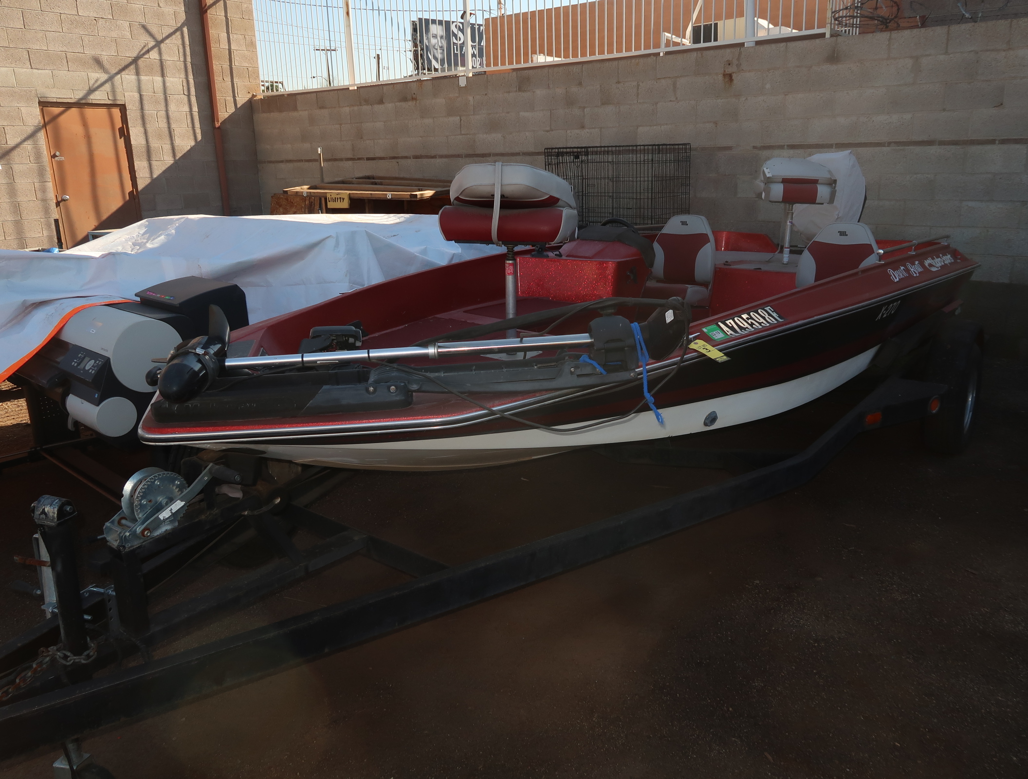 HYDRA SPORTS X 270 BASS BOAT W TRAILER PRO SERIES MOTOR UIDE TROLLING