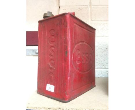 An Esso petrol can