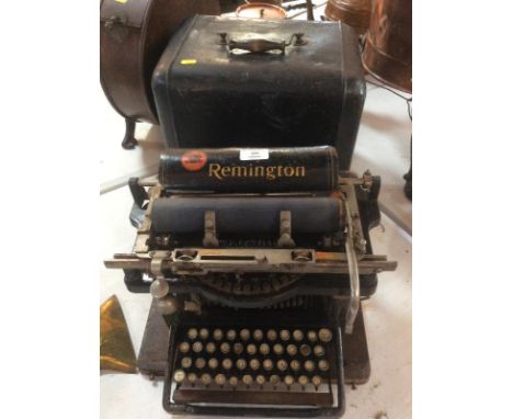 An early Remington typewriter