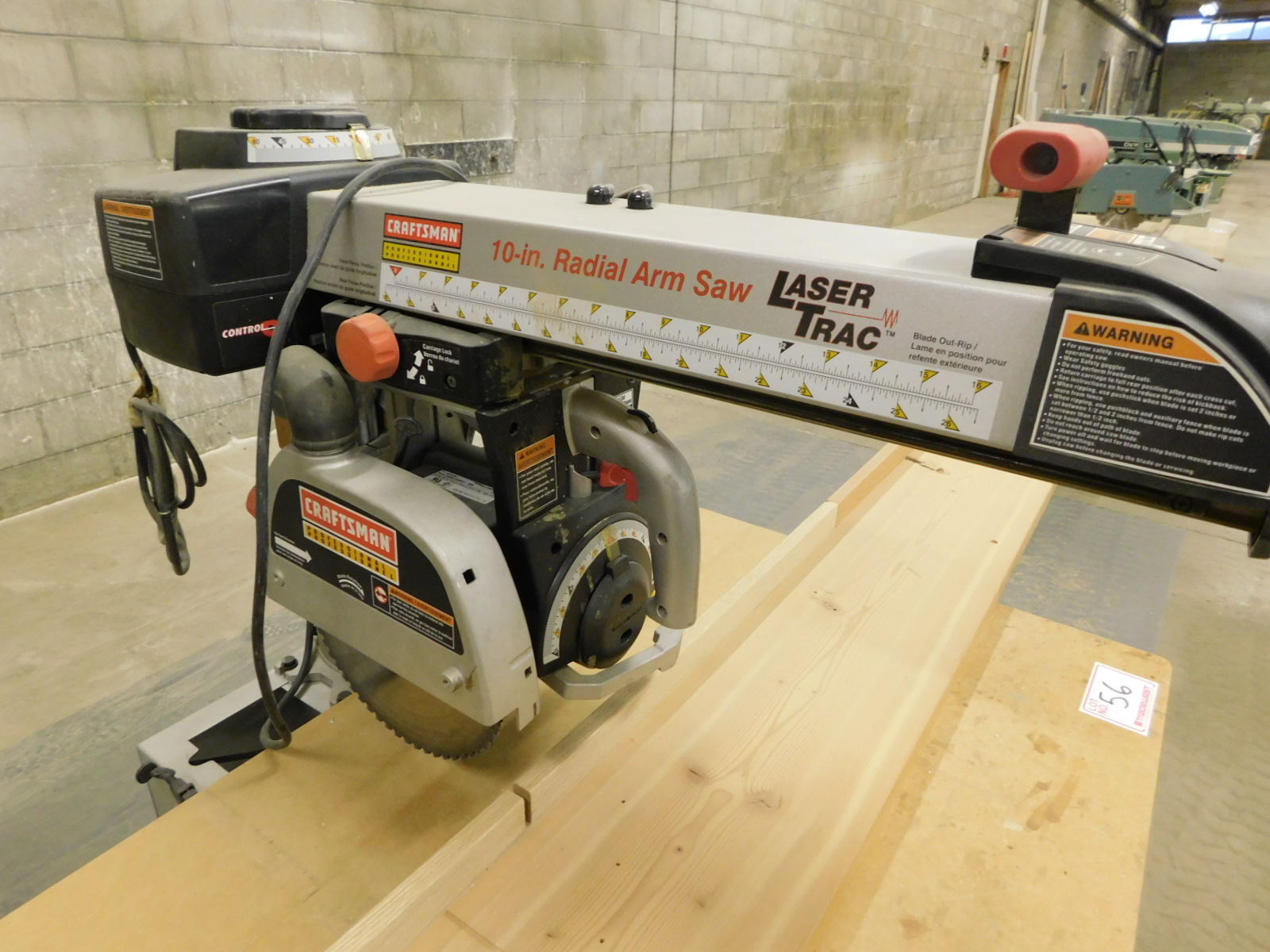 Craftsman Laser Trac Radial Arm Saw W Stand V Ph