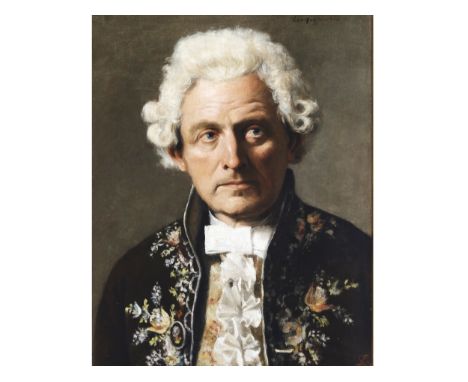 Leo von ReifensteinÖsterreich, 1856 – 1921 Portrait des Burgschauspielers Robert Emerich50 x 40 cm, mit Rahmen 62,5 x 52 cmSi
