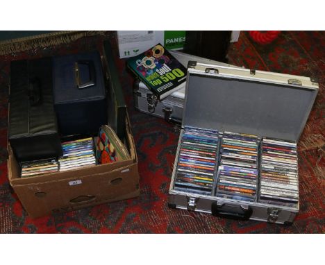 One box and two carry cases of C.Ds and singles mainly motown and Northern soul. Condition Report. To be used as a guide only