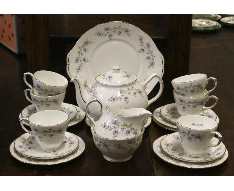 A six setting Duchess Tranquility pattern tea service.