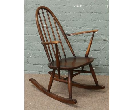 An Ercol rocking chair.