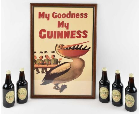 GUINNESS; five bottles of limited edition Park Royal commemorative brew, June 2005, each 500ml, 6.5% and a modern reprinted G