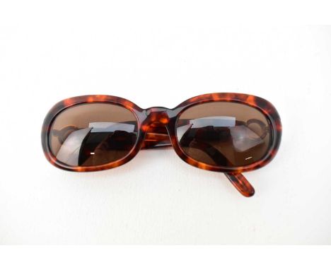 CARTIER, PARIS; a pair of lady's vintage tortoiseshell effect sunglasses, marked 'Cartier Paris Made in France 53019', possib