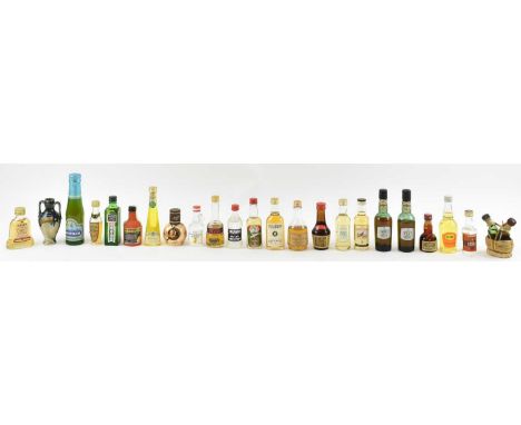 MINIATURES; a small quantity of miniature spirits and liqueurs including Amarettto, Babycham, Drambuie, apricot brandy, cherr