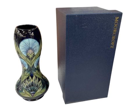 RACHEL BISHOP FOR MOORCROFT; a large limited edition vase decorated in the 'Windsor Carnation' pattern, dated 1993 and number