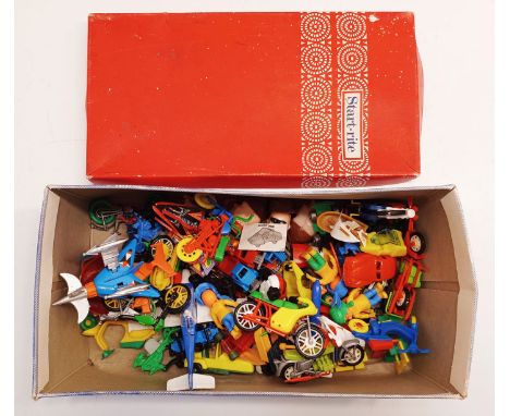 A BOX OF VINTAGE KINDER SURPRISE TOYS