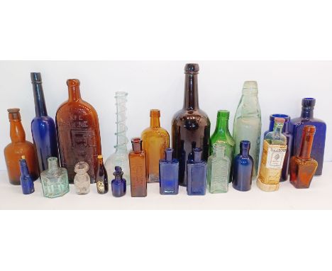 22 VINTAGE &amp; ANTIQUE BOTTLES - NO.1