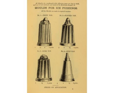 Cookery.- Copley (Esther) The Housekeeper's Guide, or a Plain and Practical System of Domestic Cookery, first edition, engrav