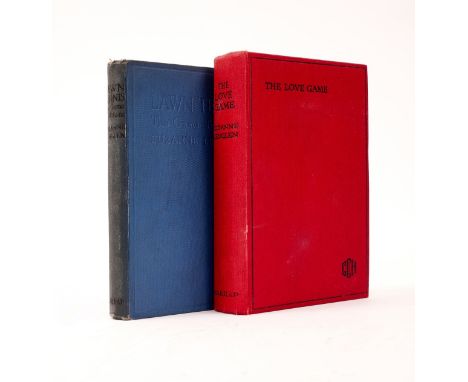 NO RESERVE Tennis novel.- Lenglen (Suzanne) The Love Game. Being the Life-Story of Marcelle Penrose, first edition, foxing, h