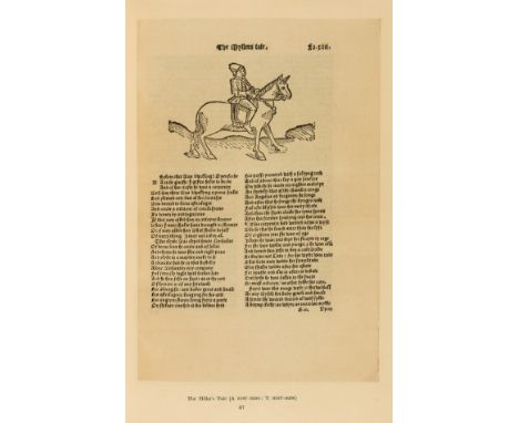 NO RESERVE Facsimile editions.- Chaucer (Geoffrey) The Works of Geoffrey Chaucer and Others Being a Reproduction in Facsimile