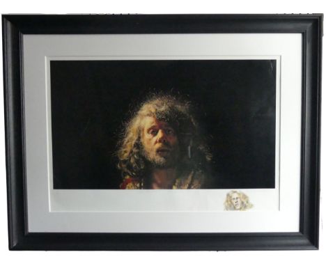 Robert Oscar Lenkiewicz (1941-2002), Self-Portrait - Project Ten, signed limited edition of 500, Print no. 10/15 Remaque, the