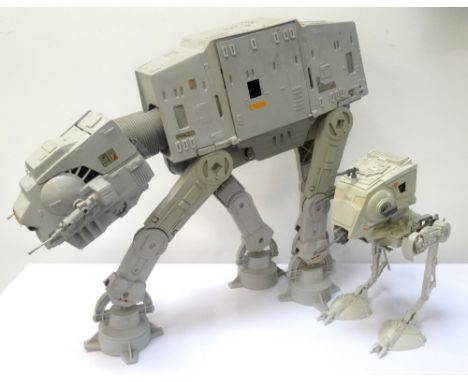 STAR WARS LUCAS FILMS LTD (LFL) 1982 AT-ST SCOUT WALKERcomplete with all guns; and a Lucas Films Ltd. 1981 Kenner Products AT