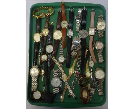 COLLECTION OF LADIES AND GENTLEMEN'S WRISTWATCHESincludes Sekonda, Rotary, Lorus, Breil, Ameritime, Accurist and Timex, 1 tra