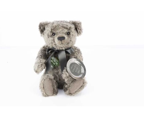 A Steiff limited edition Harrods musical Rose Tavern Teddy Bear, 397 of 2000, inspired by the infamous  Covent Garden Rose Tr