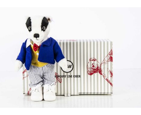 A Steiff limited edition Bill Badger, made exclusively for Danbury Mint, from The Rupert's Nutwood Friends Collection, 198 of