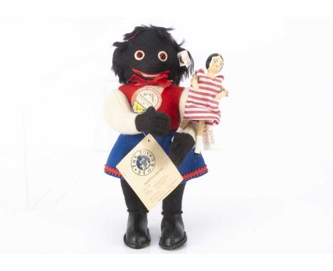 A Steiff limited edition Molly Golli and Peg, 452 of 2500 made exclusively for The Toy Store, to commemorate the Festival of 