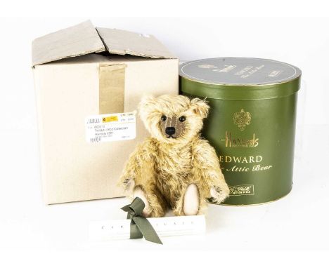 Steiff limited edition Edward the Attic Bear, made exclusively for Harrods 787 of 1500, in original Harrods green hat box, wi