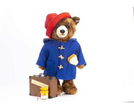 A rare large Steiff limited edition Paddington Bear,  as represented in the 2014 and 2017 films, 9 of 500 for the year 2016, 