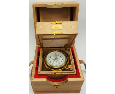 Russland: Marine-Chronometer/ Längenuhr, Typ КИРОВКА. Marine Chronometer von Kirova, Modell 6MX. Der 6MX Chronometer ist ein 