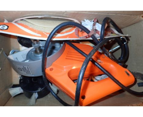 Boxed Black and Decker work wheel power stripper and sander 