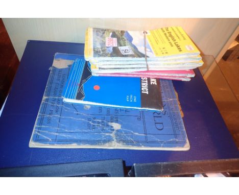 Four Ordnance Survey maps of the Lake District 