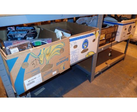 Four boxes of mixed ceramics and household items and collectables CONDITION REPORT: All electrical items in this lot have bee