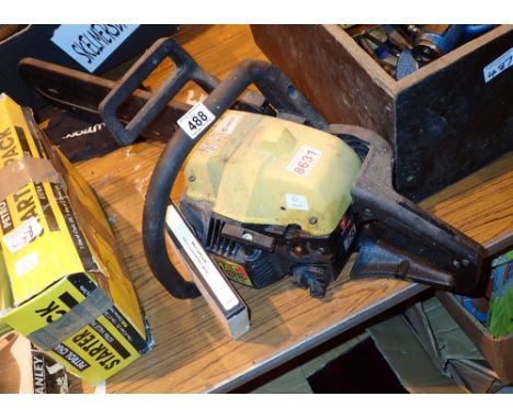 McCulloch petrol chainsaw with user video and starter pack 