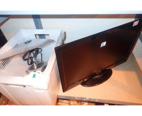 Celsus 23" flat screen TV with remote and indoor arial plus five extension leads CONDITION REPORT: All electrical items in th