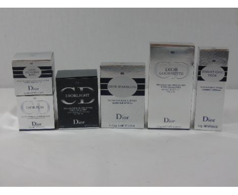 6 Boxed Christian Dior items to include lip balm