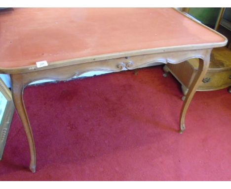 Vintage carved wooden games table