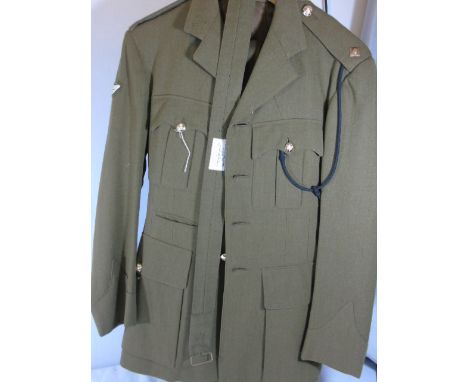 6 Army jackets including pips and badges