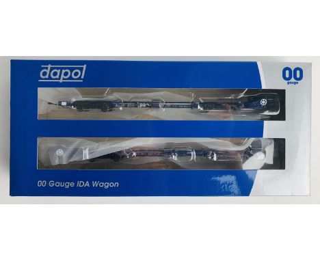 Dapol OO Gauge 4F-054-001 IDA Super Low 45 Wagon Flats - Boxed. P&amp;P Group 2 (£18+VAT for the first lot and £2+VAT for sub