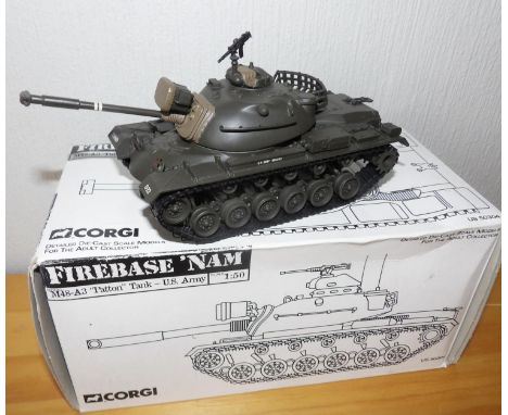 Corgi 1:50 scale M48-A3 "Patton" Tank US Armby Firebase Nam. P&amp;P Group 2 (£18+VAT for the first lot and £2+VAT for subseq