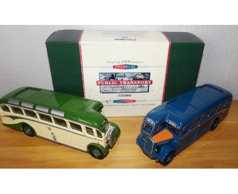 Corgi Premium two Dennis Lancet Coach Smiths and Bristol LL6B/Duple Coach Southern. P&amp;P Group 2 (£18+VAT for the first lo