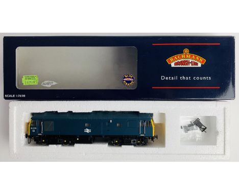Bachmann Class 25 Fitted with P4 Wheel Sets, DCC Digital Fitted, Class 25 279 BR Blue - Boxed - DCC ADDRESS #2579. P&amp;P Gr