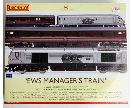 Hornby OO Gauge EWS Manager Trains Coaches only x3 - Contained in Train Pack Box. P&amp;P Group 2 (£18+VAT for the first lot 