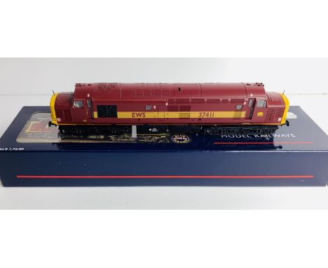 Bachmann 32-381 Fitted with P4 Wheel Sets, DCC Digital Fitted, Class 37411 EWS TY Hafan Loco - Boxed - DCC ADDRESS #3711. P&a